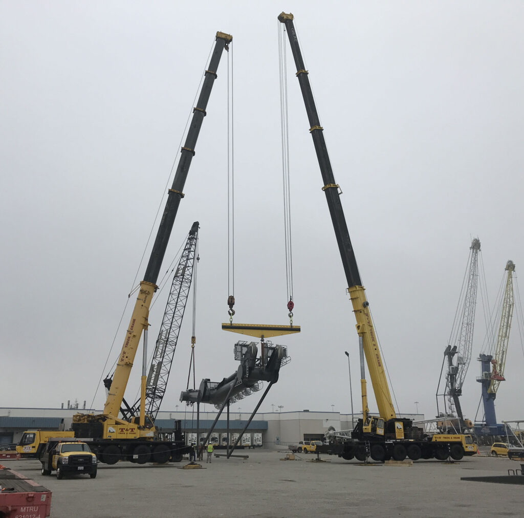 Dockside Truck and Crane Services in Southern and Central California